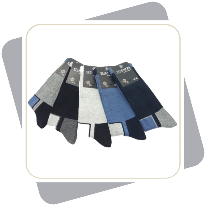 Herren Baumwollsocken / 5 Paar