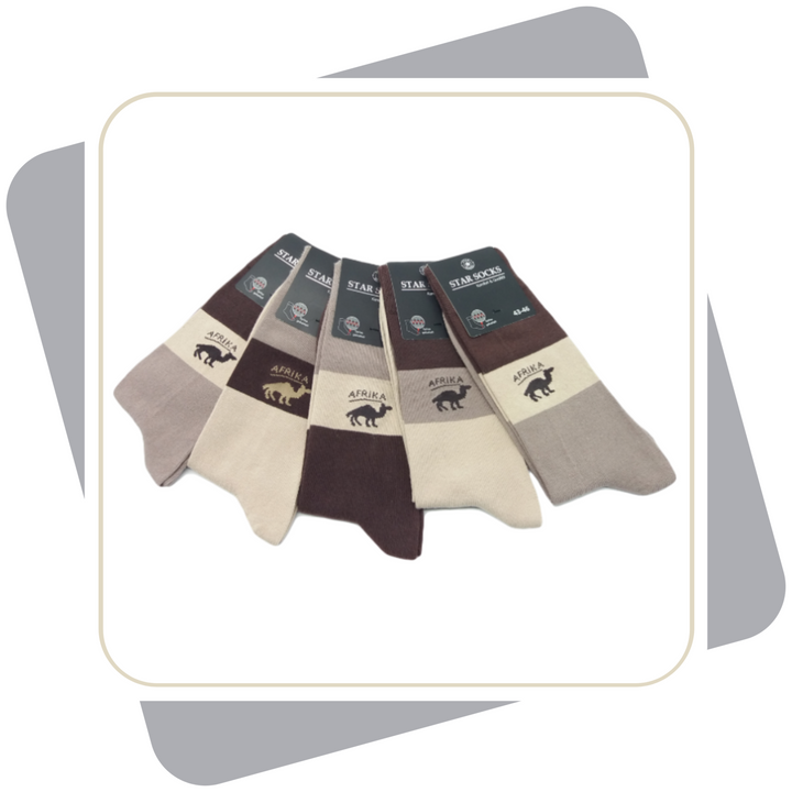 Herren Baumwollsocken / 5 Paar