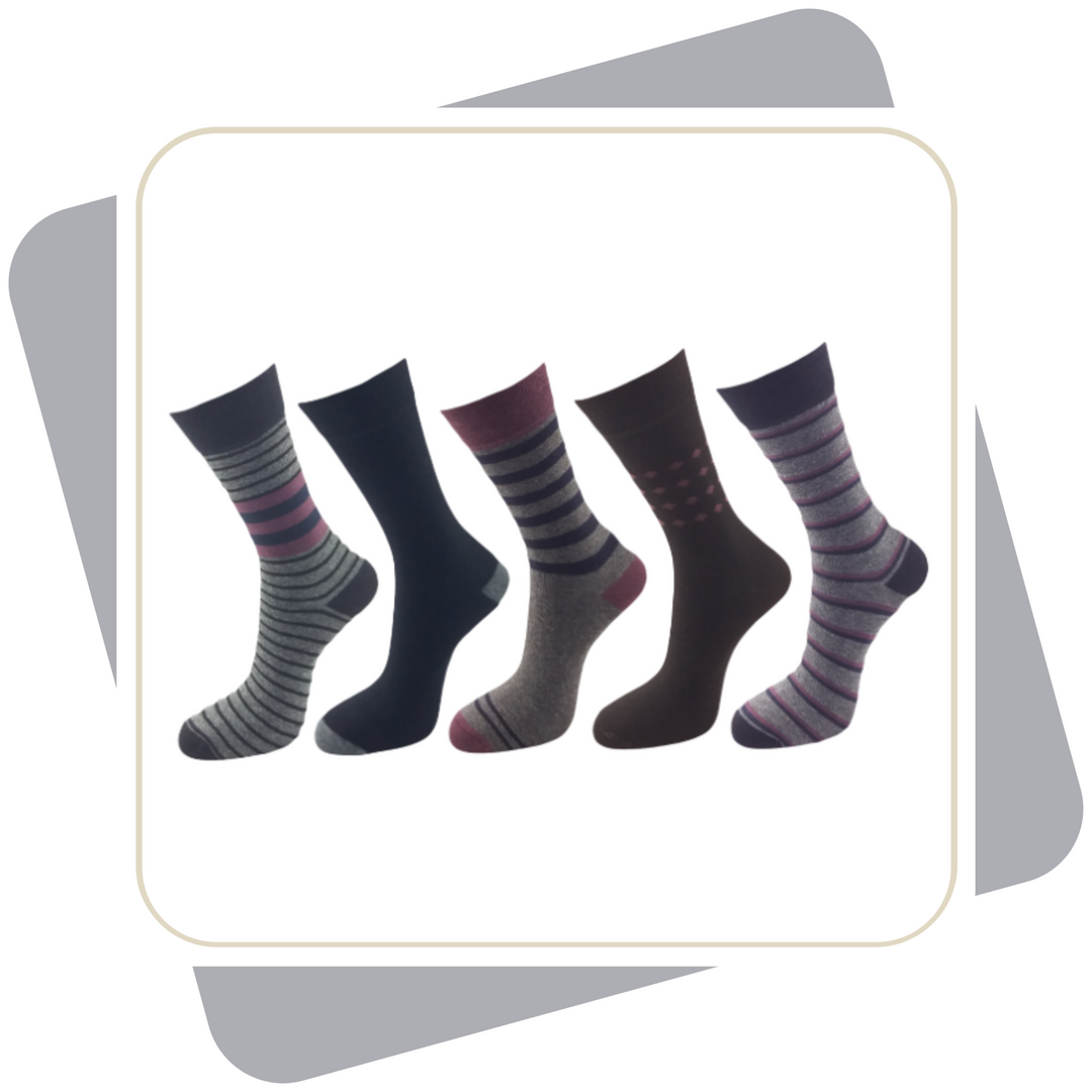 Herren Baumwollsocken / 5 Paar