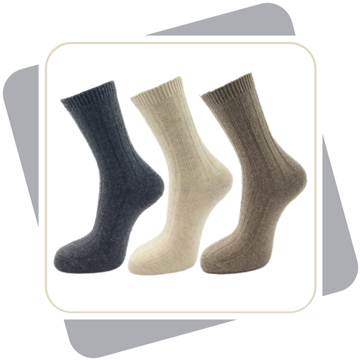 Damen Wintersocken mit Wolle \ 2 Paar