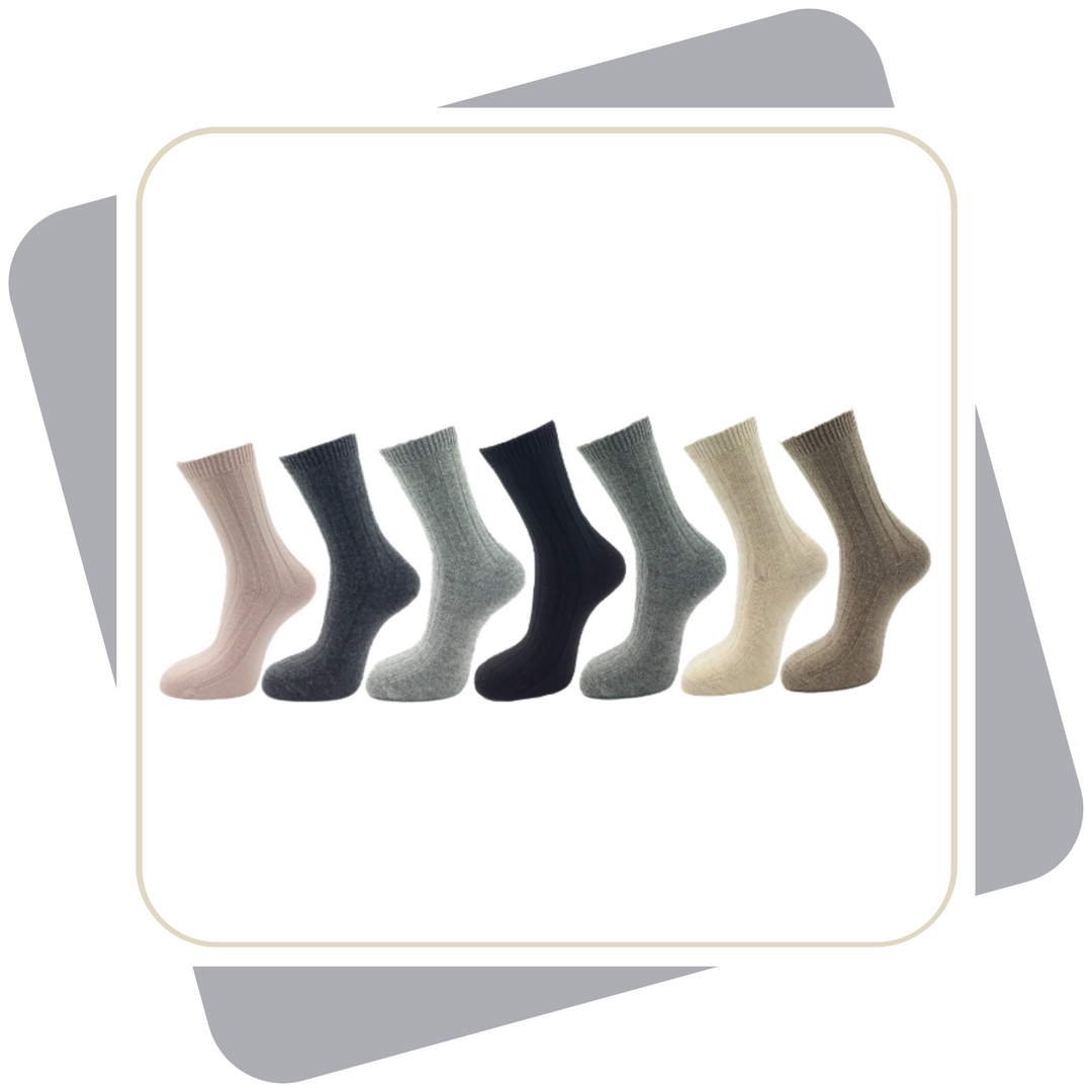 Damen Wintersocken mit Wolle \ 2 Paar