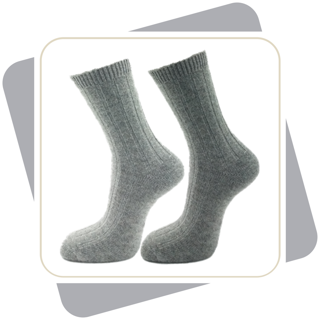 Damen Wintersocken mit Wolle \ 2 Paar