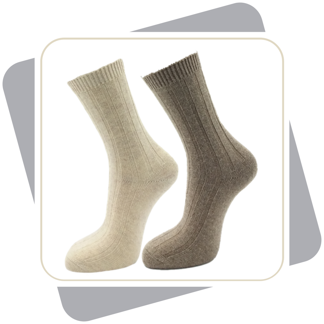 Damen Wintersocken mit Wolle \ 2 Paar