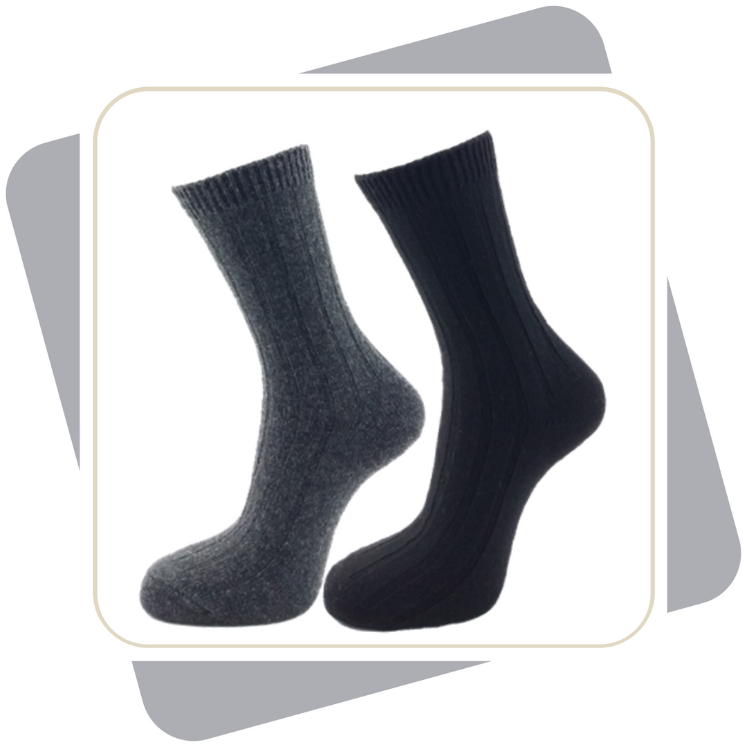 Damen Wintersocken mit Wolle \ 2 Paar