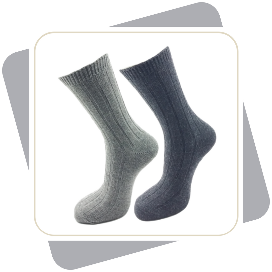 Herren Wintersocken mit Wolle \ 2 Paar