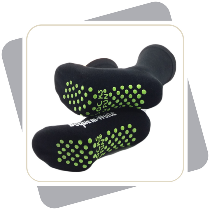 Damen Wellnessocken mit Polstersohle ABS ( Stoppersocken) / 2 Paar