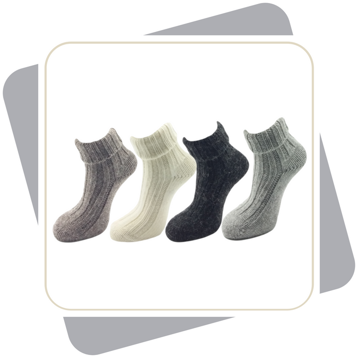 Damen Wollsocken mit Alpaka / 2 Paar