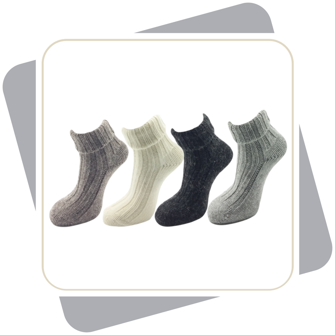 Herren Wollsocken mit Alpaka / 2 Paar