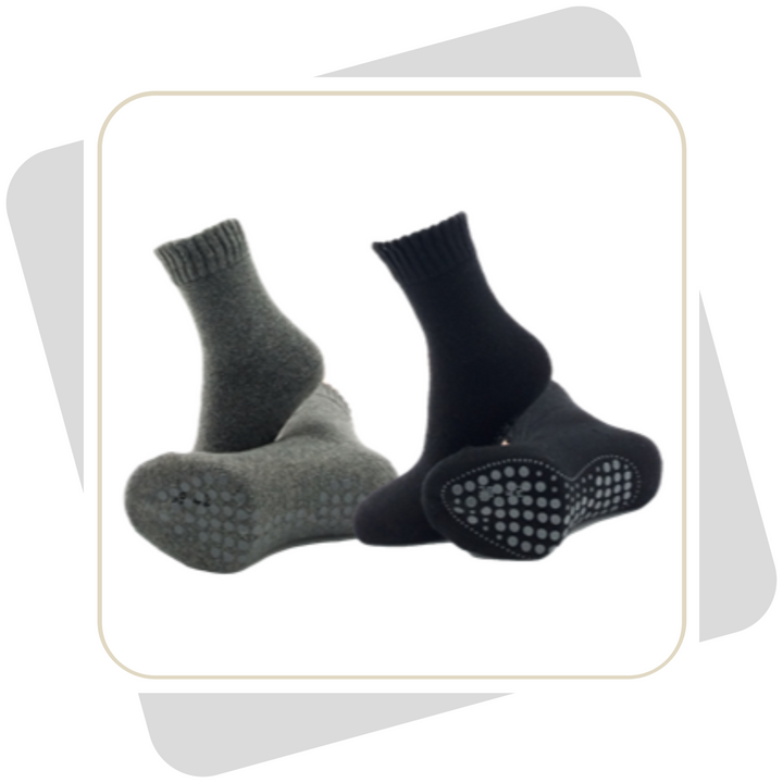 Herren Stoppersocken (ABS) mit Wolle / 2 Paar