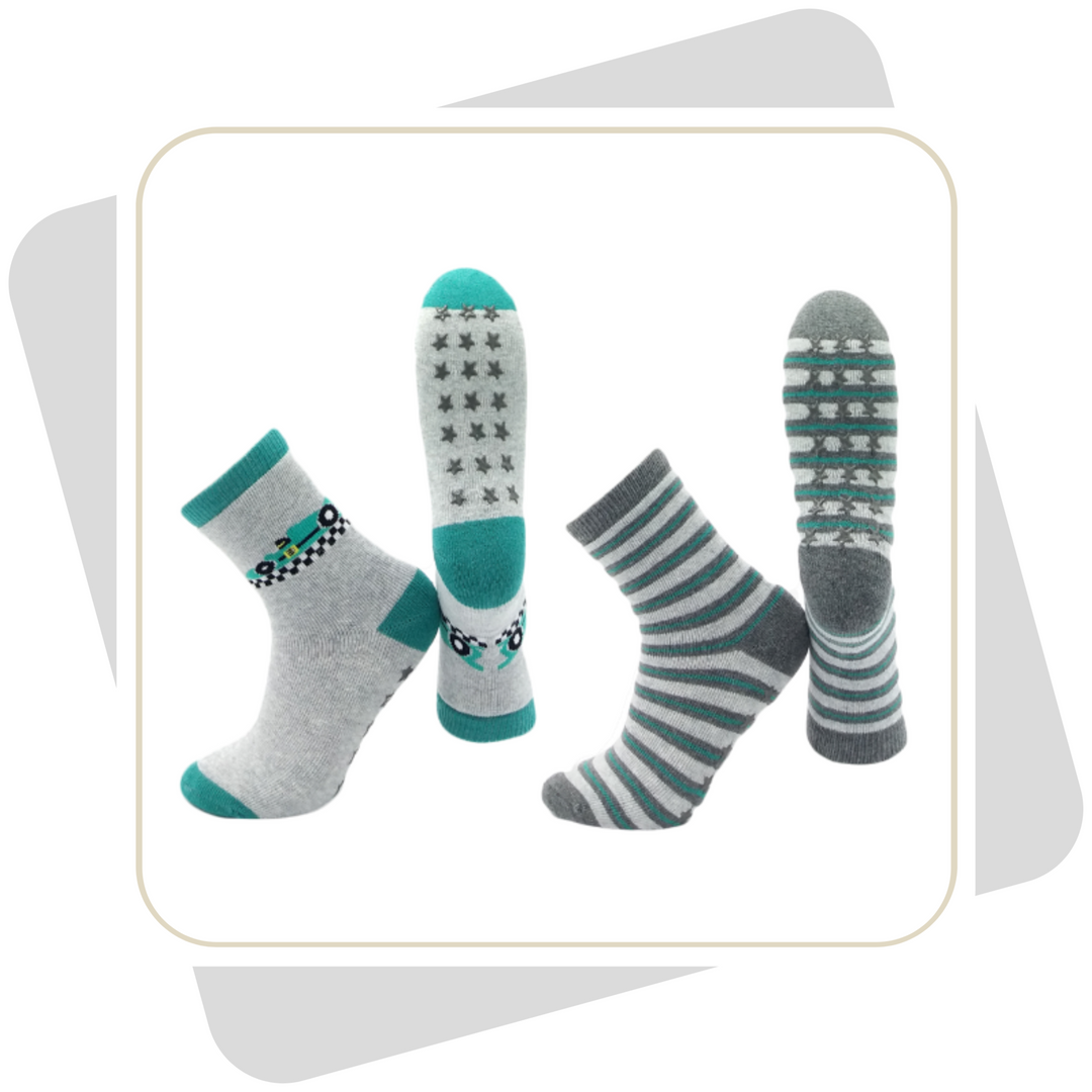 Thermo Kindersocken mit Stopper (ABS) / 2 Paar