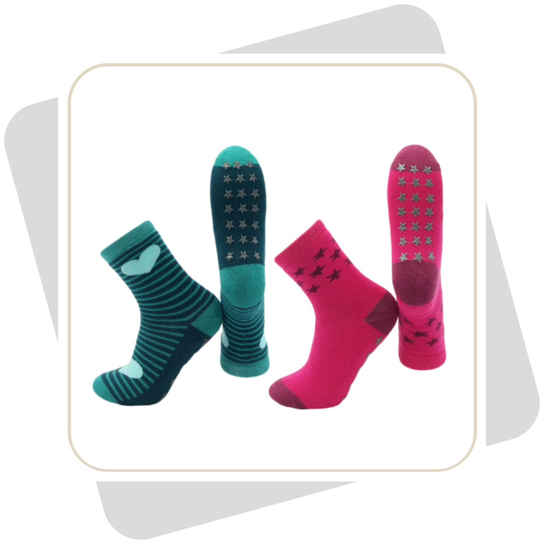 Thermo Kindersocken mit Stopper (ABS) / 2 Paar