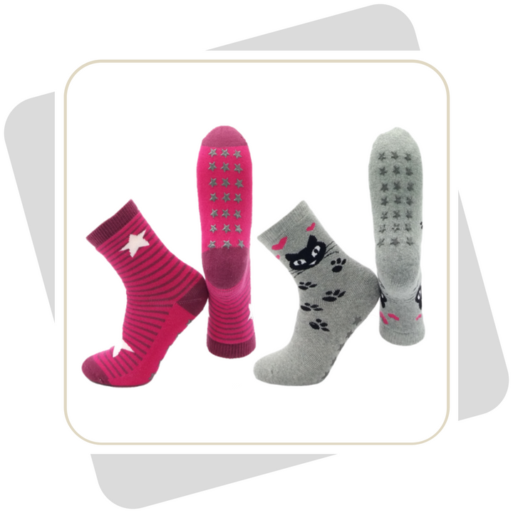 Thermo Kindersocken mit Stopper (ABS) / 2 Paar