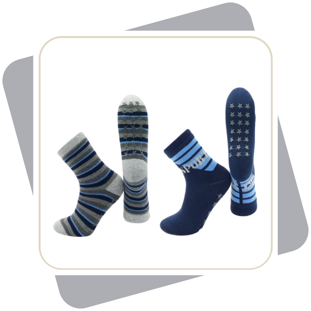 Thermo Kindersocken mit Stopper (ABS) / 2 Paar