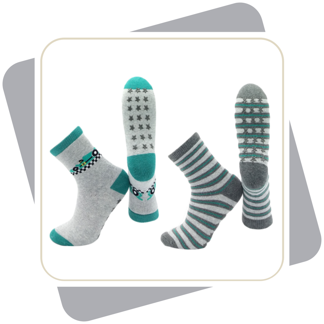 Thermo Kindersocken mit Stopper (ABS) / 2 Paar