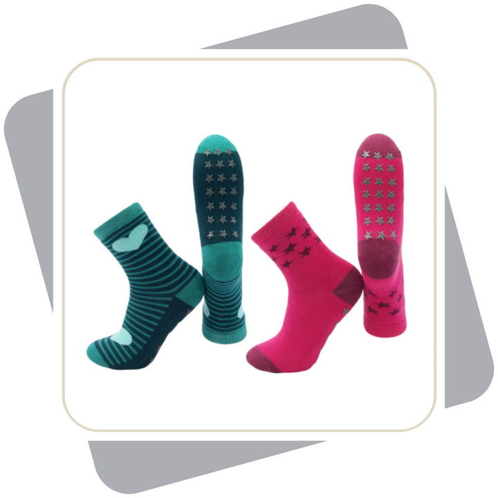 Thermo Kindersocken mit Stopper (ABS) / 2 Paar