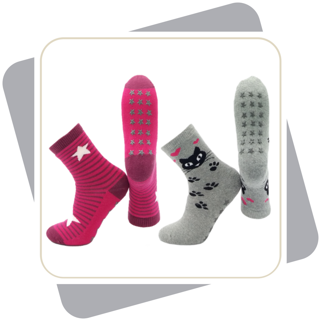 Thermo Kindersocken mit Stopper (ABS) / 2 Paar