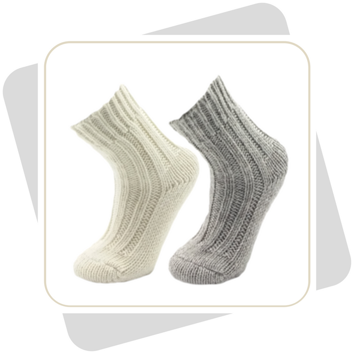 Kinder Wollsocken mit Alpaka / 2 Paar