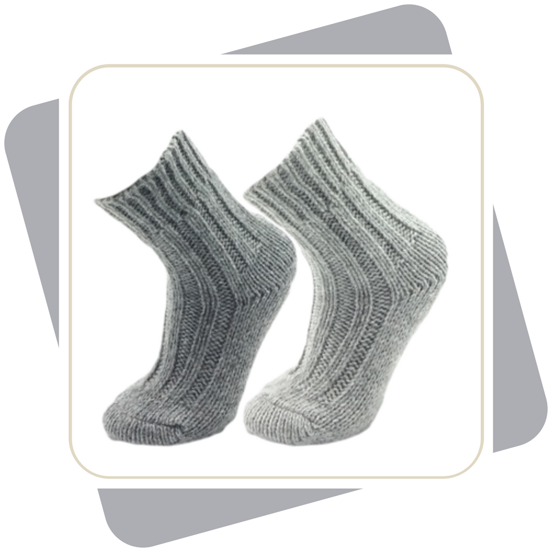 Kinder Wollsocken mit Alpaka / 2 Paar