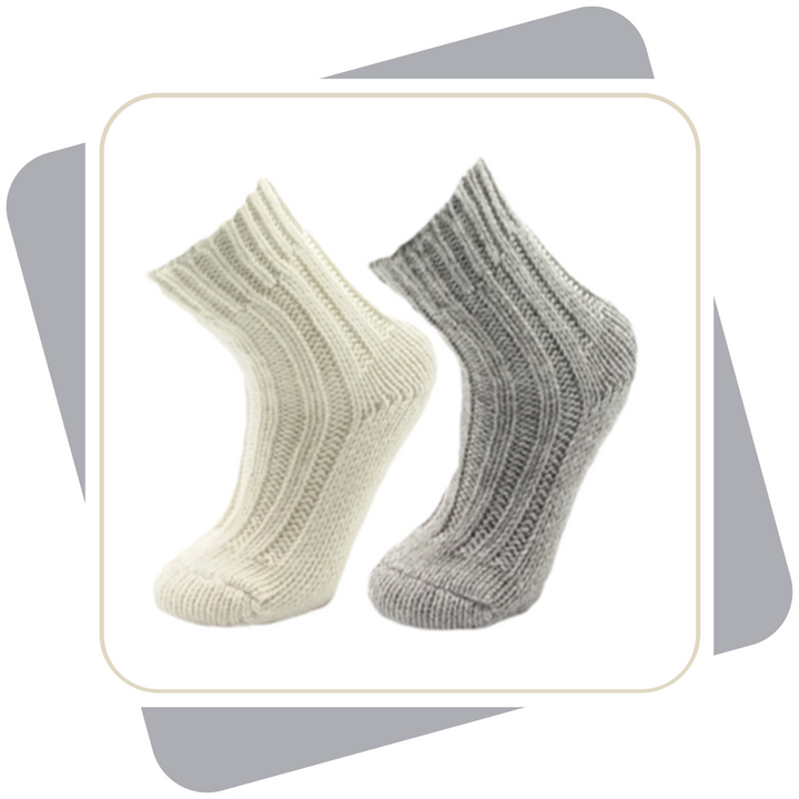 Kinder Wollsocken mit Alpaka / 2 Paar