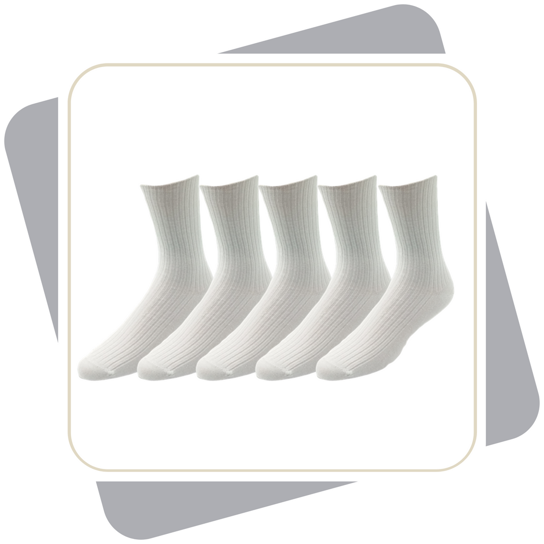 Damen Arztsocken aus 100% Baumwolle / 5 Paar