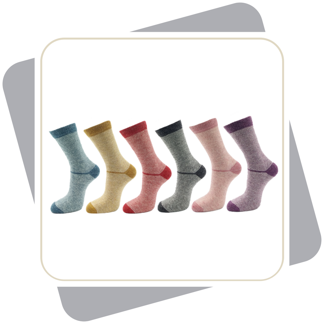 Damen Wollsocken mit Alpaka und Merinowolle \ 2 Paar