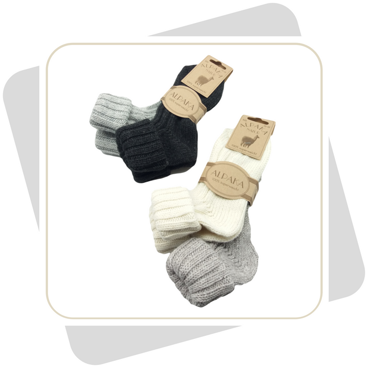 Herren Wollsocken mit Alpaka / 2 Paar