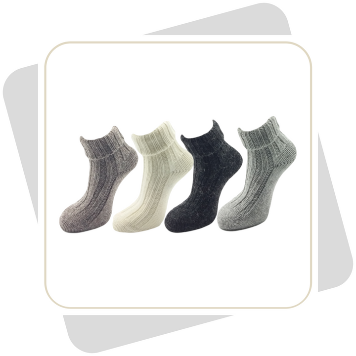 Herren Wollsocken mit Alpaka / 2 Paar