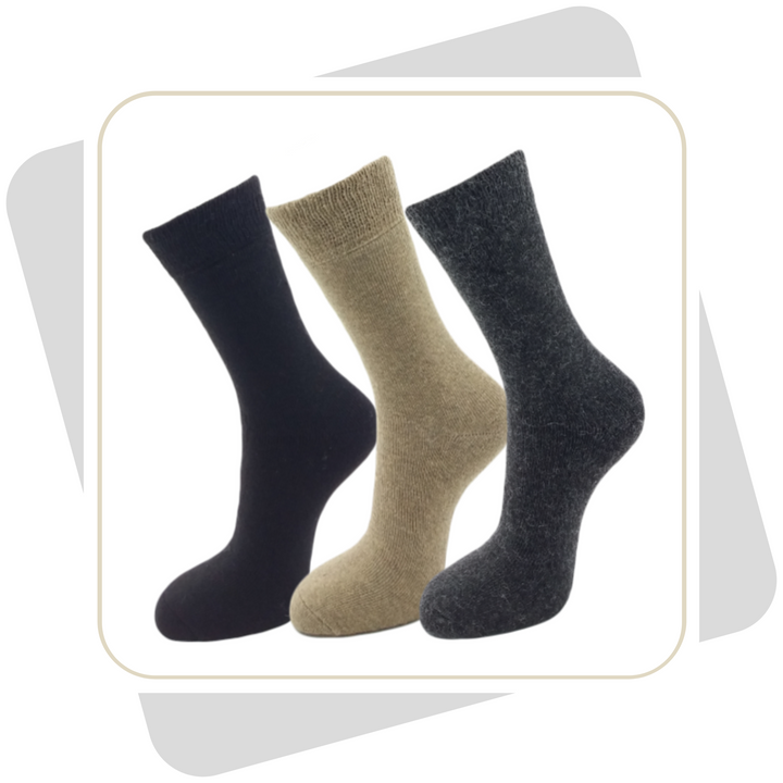 Herrensocken mit Alpaka, dicke Qualität, extra soft /3 Paar