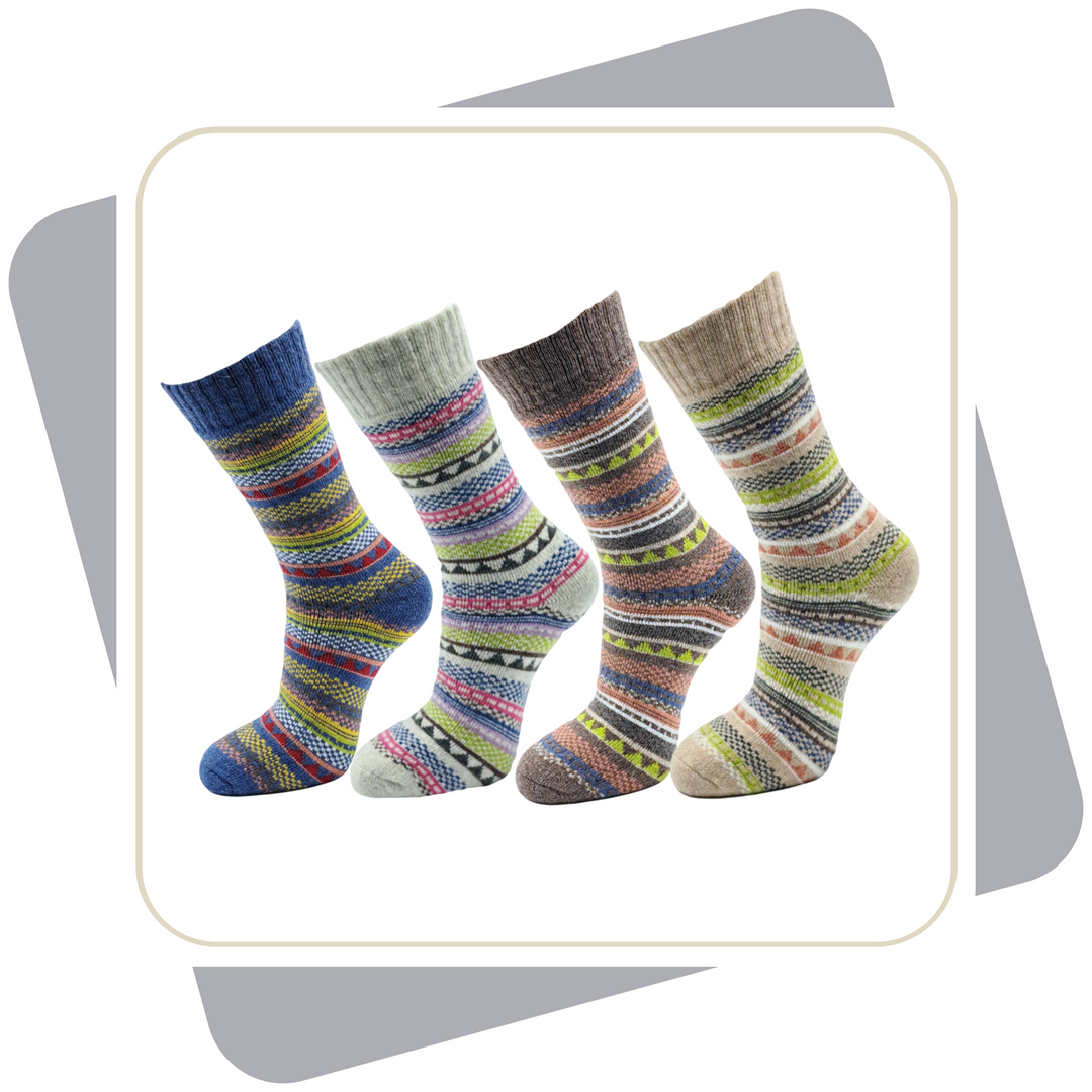 Herren Thermo Wollsocken mit Alpaka, Vollplüsch gefüttert / 2 Paar