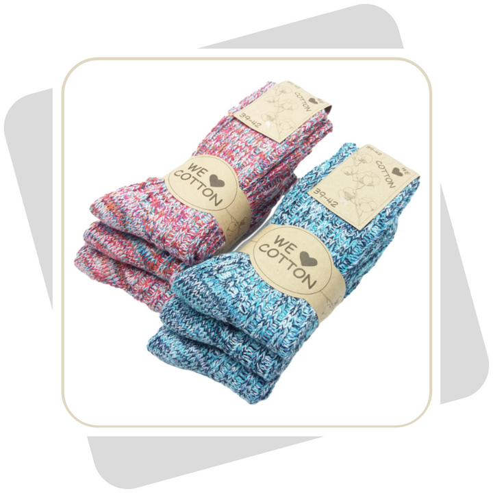 Herren Baumwollsocken, schwere Qualität / 3 Paar