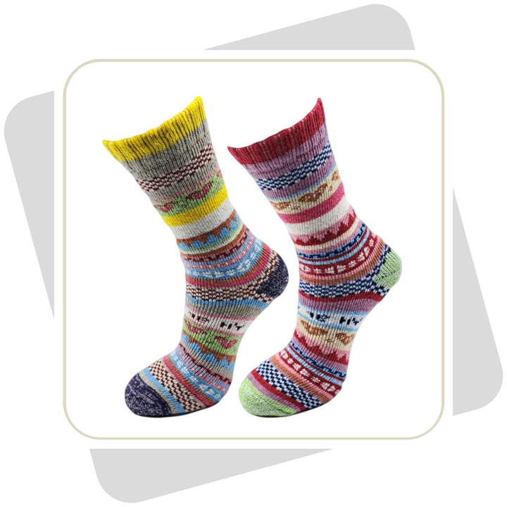 Herren Wollsocken, bunt, schwere Qualität/ 2 Paar