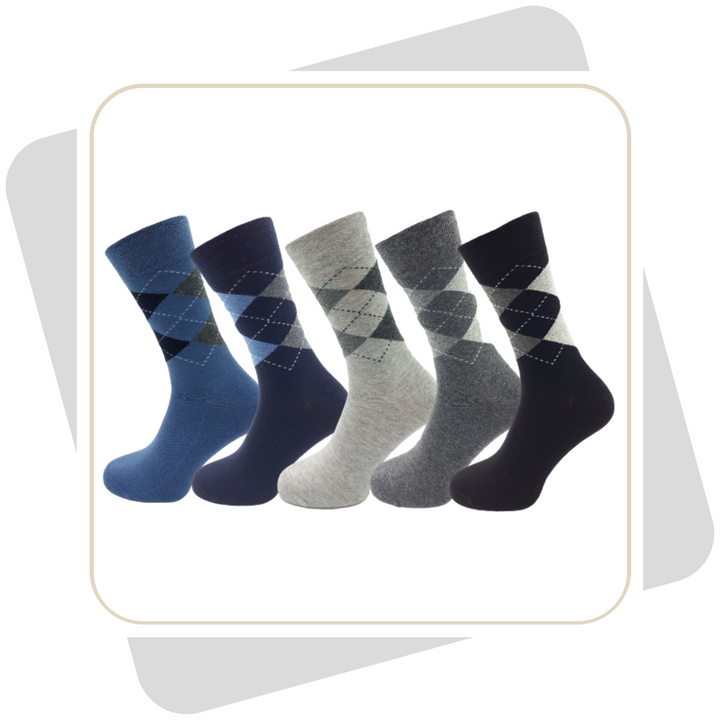 Herren Baumwollsocken / 5 Paar