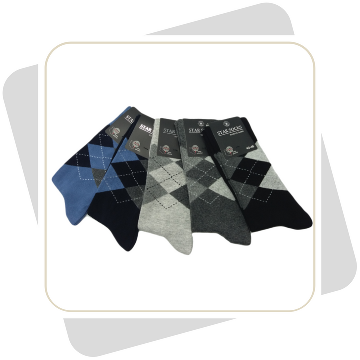 Herren Baumwollsocken / 5 Paar