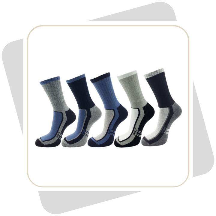 Herren Baumwollsocken / 5 Paar