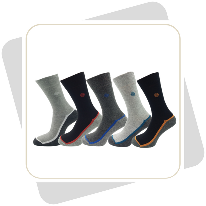 Herren Baumwollsocken / 5 Paar