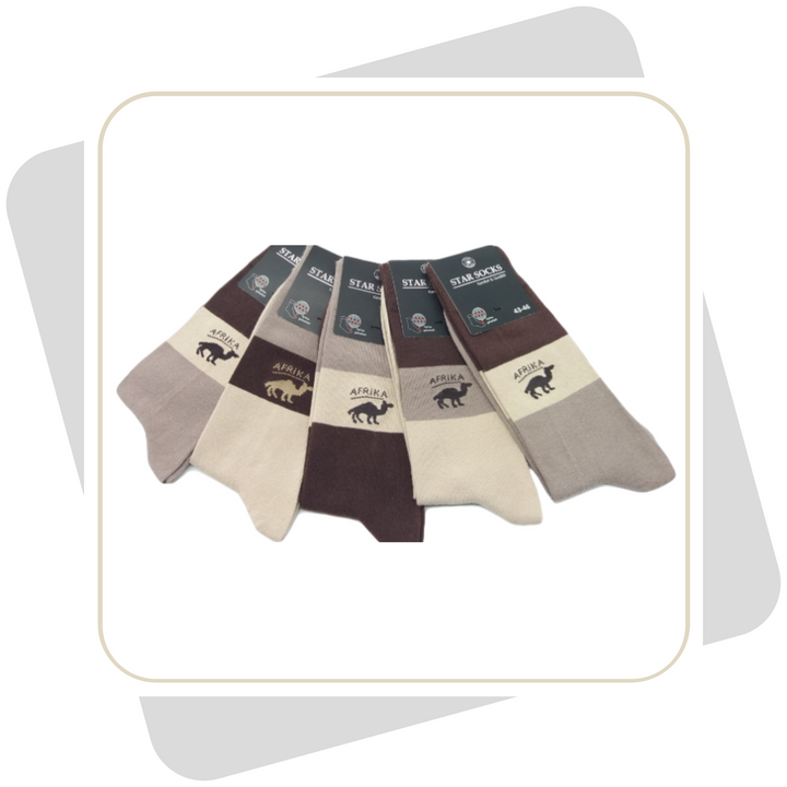 Herren Baumwollsocken / 5 Paar