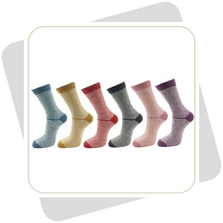 Damen Wollsocken mit Alpaka und Merinowolle \ 2 Paar