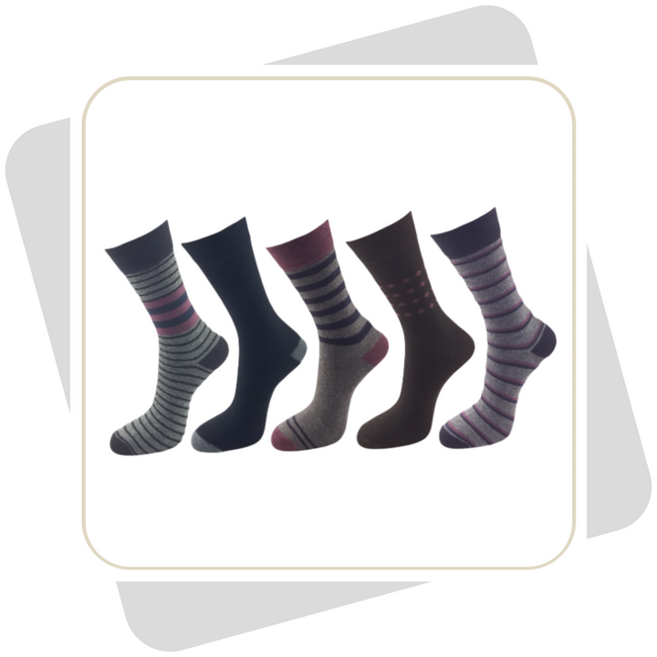 Herren Baumwollsocken / 5 Paar