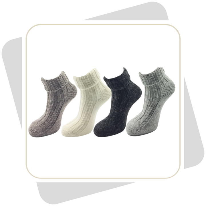 Damen Wollsocken mit Alpaka / 2 Paar!