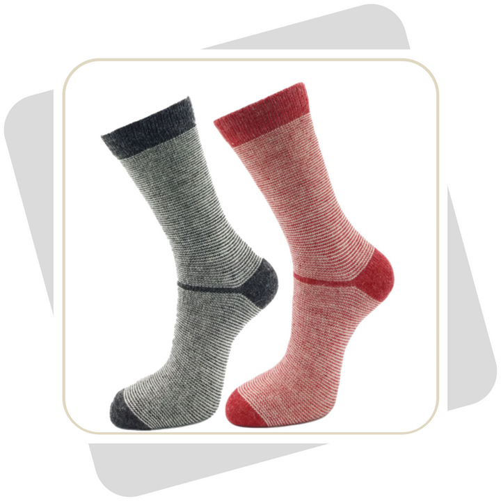 Damen Wollsocken mit Alpaka und Merinowolle \ 2 Paar