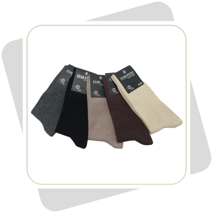 Herren Baumwollsocken / 5 Paar