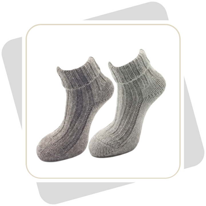 Damen Wollsocken mit Alpaka / 2 Paar!