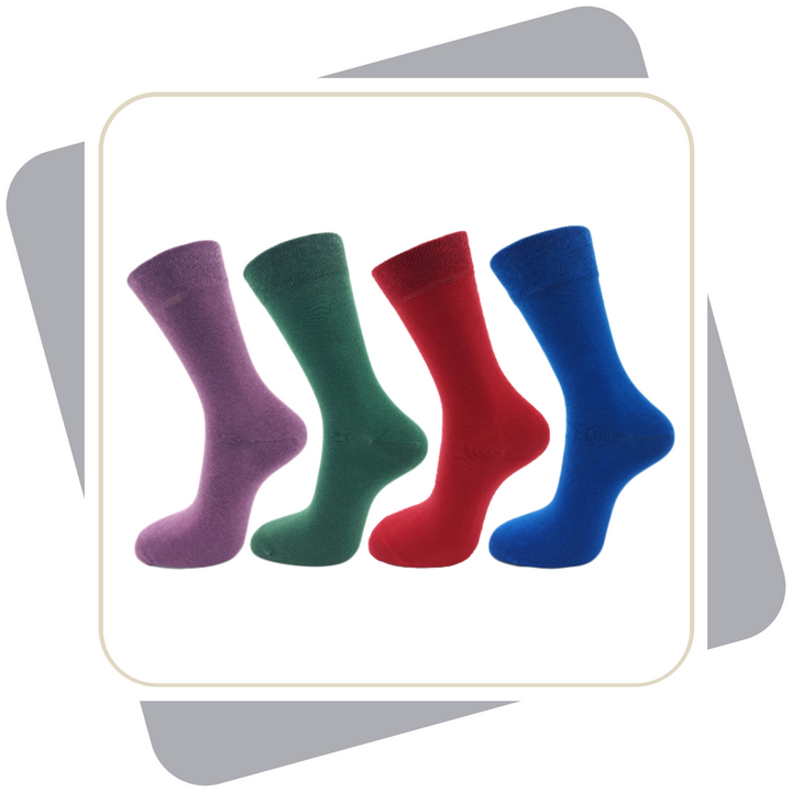 Herren Baumwollsocken, Trend Farben / 2 Paar