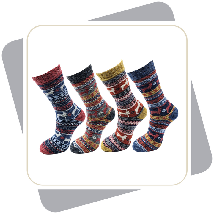 Herren Wollsocken mit Alpaka und Merinowolle, schwere Qualität \ 3 Paar