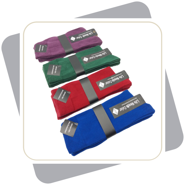 Herren Baumwollsocken, Trend Farben / 2 Paar