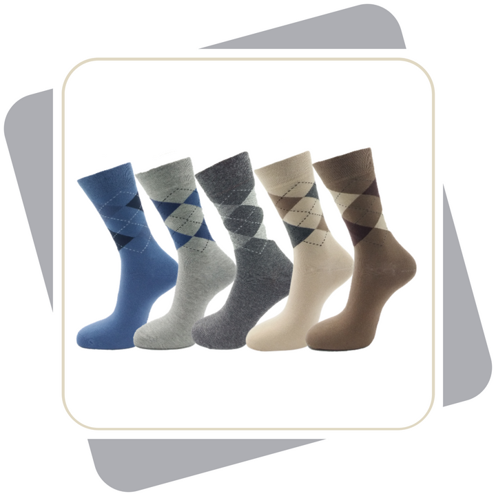 Herren Baumwollsocken / 5 Paar