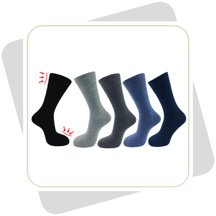 Herren Baumwollsocken ohne Gummi / 3 Paar